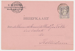 Oisterwijk - Trein Kleinrondstempel Rotterdam - Venloo VI 1895 - Briefe U. Dokumente