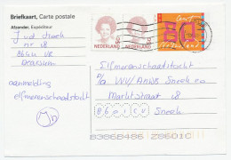 Briefkaart Deersum 2000 - Bijfrankering Betaling Schaatstocht - Otros & Sin Clasificación