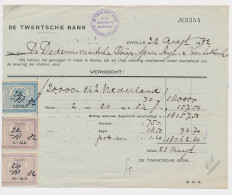 Beursbelasting Diverse Waarden - Zwolle 1932 - Fiscales
