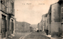 Régnié-Durette Canton De Beaujeu Grande Rue Rhône 69430 N°719 Cpa Voyagée En 1906 En TB.Etat - Sonstige & Ohne Zuordnung