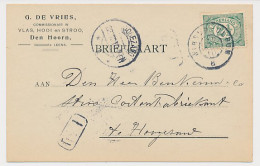 Firma Briefkaart Den Hoorn 1910 - Vlas - Hooi - Stroo - Non Classés