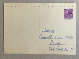 Italia - Roma Stationery Entier Postal Ganzsachen - Sammlungen