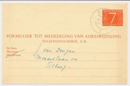 Verhuiskaart G. 30 Aalten - Tilburg 1965 - Entiers Postaux