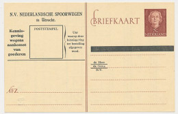 Spoorwegbriefkaart G. NS309 A - Postwaardestukken