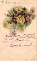 P0 - Carte Postale Fantaisie - Fleurs - Marguerite - Splendeur Et Innocence - Flores