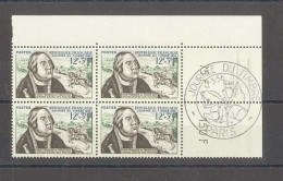 Yvert 1054 - Journée Du Timbre 1956 - Bloc De 4 Timbres Neufs Sans Traces De Charnières - Bord De Feuille Numéroté - Nuevos