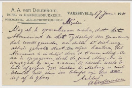 Firma Briefkaart Varsseveld 1911 - Boek- Handelsdrukkerij - Non Classés