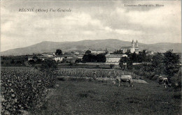 Régnié-Durette Canton De Beaujeu Vue Générale Rhône 69430 Cpa Non Ecrite Au Dos En TB.Etat - Altri & Non Classificati