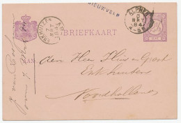 Naamstempel Nieuwveen 1884 - Covers & Documents