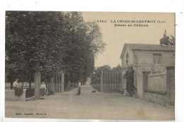 Clef-Vallée-d'Eure (27) : Les Grilles De L'entrée Du Chateau De La Croix-Saint-Leufroy En 1910 (animé) PF. - Other & Unclassified