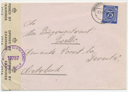 Censored Cover Germany - Netherlands 1947 Military Censorship - Opened By Examiner  - WW2