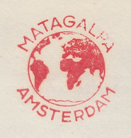 Meter Cover Netherlands 1952 Globe - Amsterdam - Geography