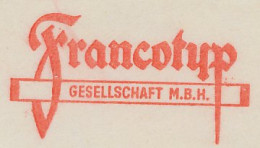 Meter Cut Germany 1954 Francotyp - Viñetas De Franqueo [ATM]