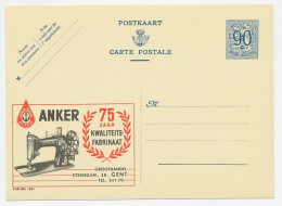 Publibel - Postal Stationery Belgium 1951 Sewing Machine - Anker  - Kostüme