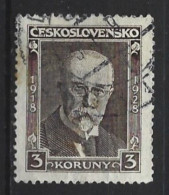 Ceskoslovensko 1928 President Masaryk  Y.T. 250 (0) - Used Stamps