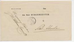Twee-letterstempel Rijssen 1875 - Cartas & Documentos