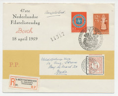 Aangetekend S Hertogenbosch 1959 - Filatelistendag - Ohne Zuordnung