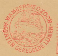 Meter Cover Netherlands 1963 - Hasler 400 Shipping Company Wambersie - Bateaux