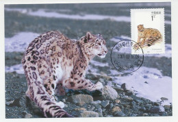 Maximum Card China 2001 Snow Leopard  - Andere & Zonder Classificatie
