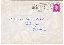 Cover / Postmark Netherlands 1975 Panda Bear - Action, Jungle - Other & Unclassified