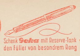 Meter Cut Germany 1956 Fountain Pen - Geha - Ohne Zuordnung