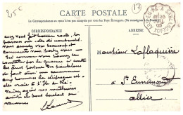 1905  CAD  Ambulant De ARS EN RE à SABLANCEAUX  Envoyée à St ENNEMOND - Covers & Documents