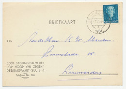 Firma Briefkaart Dedemsvaart 1951 - Stoomzuivelfabriek - Ohne Zuordnung
