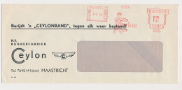 Meter Cover Netherlands 1959 Ceylon Tire - Rubber Factory - Maastricht - Ohne Zuordnung