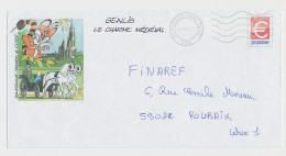  Postal Stationery / PAP France 2000 Squirrel - Horse - Carriage - Autres & Non Classés
