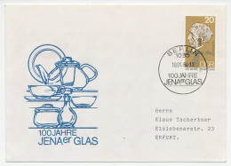 Cover / Postmark Germany / DDR 1984 Glass - Jena - Otros & Sin Clasificación