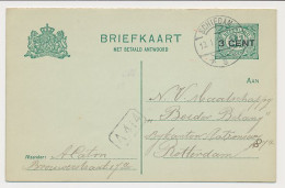 Briefkaart G. 97 I Schiedam - Rotterdam 1918 - Entiers Postaux