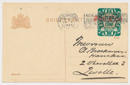 Briefkaart G. 176 A I Amsterdam - Zwolle 1924 - Postwaardestukken
