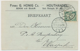 Firma Briefkaart Koog A/d Zaan 1908 - Houthandel - Unclassified