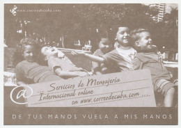 Postal Stationery Cuba @ - Children - Hands - Informatique