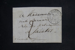 FRANCE - Lettre De St Jean D'Angely Pour Saintes En 1831  - L 152787 - 1801-1848: Précurseurs XIX