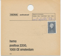 Em. Juliana HEMA Postbuskaart Amsterdam 1981 - Non Classificati