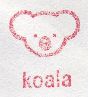 Registered Meter Cover Netherlands 1985 Koala Bear - Other & Unclassified