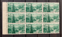 Baden - 1947 - Michel Nr. 12 Bogenteil Rand - Postfrisch - Bade