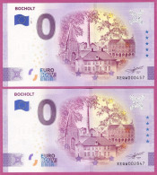 0-Euro XEQW 01 2021 BOCHOLT - TEXTIL MUSEUM Set NORMAL+ANNIVRTSARY - Private Proofs / Unofficial