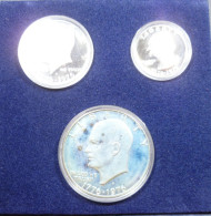 Stati Uniti D'America - ¼ + ½ + 1 Dollaro 1976 S - Bicentenario Degli Stati Uniti - KM# 204a-205a-206a - Proof Sets