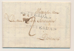 ROTTERDAM - Dordrecht 1821 - Vrijmetselarij - ...-1852 Prephilately