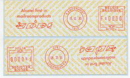 Proof / Specimen Meter Sheet Belgium 1993 Alcatel - Machine Labels [ATM]