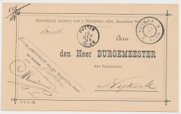 Kleinrondstempel Putten 1896 - Unclassified