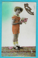 * Fantaisie - Fantasy - Fantasie (Enfant - Child - Kind) * (SG Paris 168) Bonne Année, Portrait, Girl, Fille, Roses - Retratos