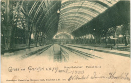 Gruss Aus Frankfurt Am Main - Hauptbahnhof Perronhalle - Frankfurt A. Main