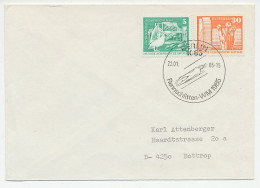 Cover / Postmark Germany / DDR 1985 Sledding - World Championships - Winter (Other)