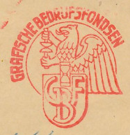 Meter Cover Netherlands 1950 - Hasler 646 Griffin - Lion - Eagle - Graphic Corporate Funds  - Autres & Non Classés