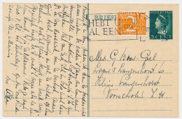 Briefkaart G. 288 / Bijfrankering Den Haag - Voorschoten 1948 - Ganzsachen