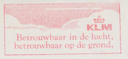 Meter Cut Netherlands 1984 KLM - Royal Dutch Airlines - Aviones