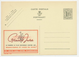 Publibel - Postal Stationery Belgium 1952 Seeds - Rheumatism - Blood  - Pharmazie